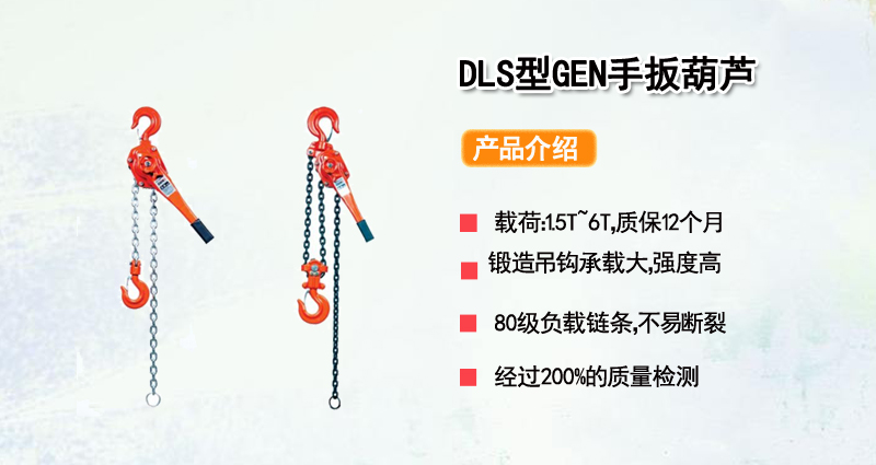 DLS型GEN手扳葫芦