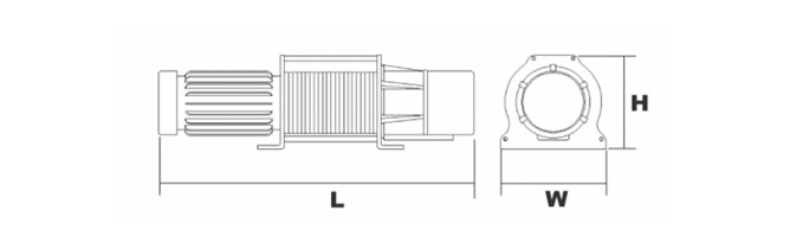 DU-214小型电动卷扬机尺寸