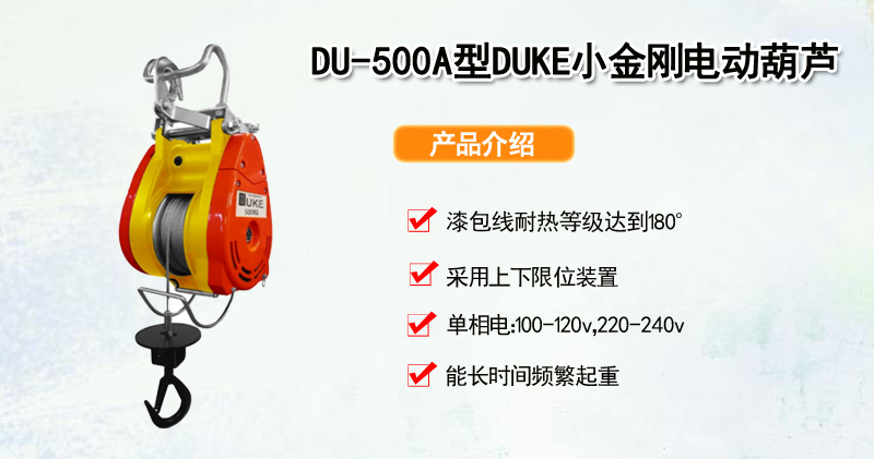 DU-500A型DUKE小金刚电动葫芦