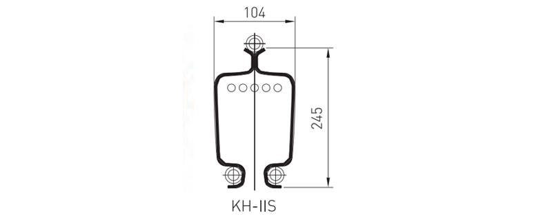 KHC母线型轨道尺寸