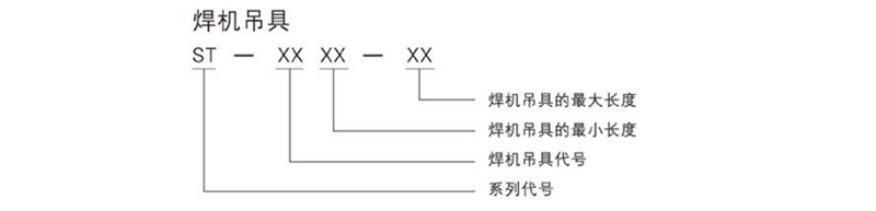 ST型可调焊机吊具