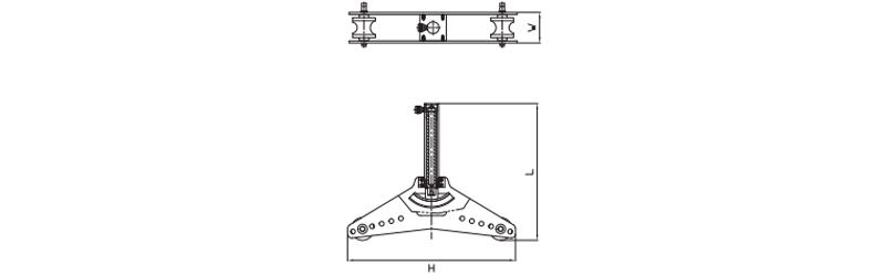 DBP型液压弯管器尺寸图