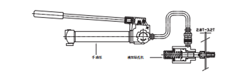 DKP型液压冲孔机尺寸图