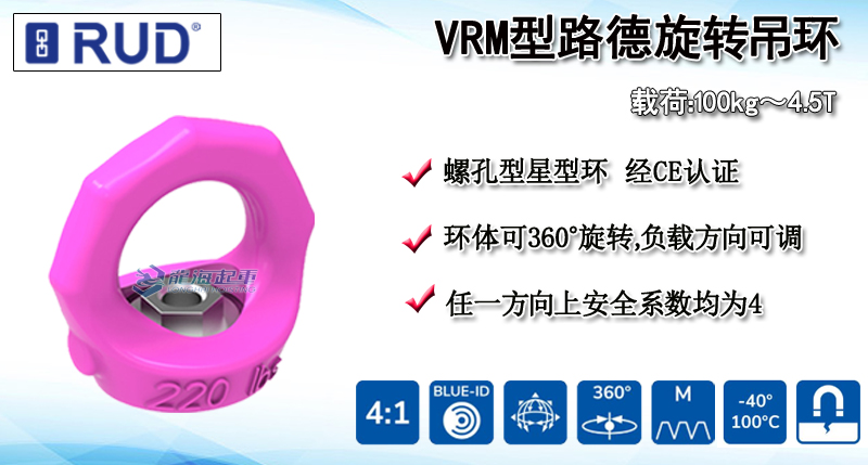 VRM型路德旋转吊环产品介绍