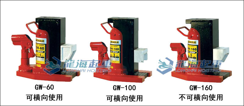 鹰牌GW型二段爪式千斤顶图片