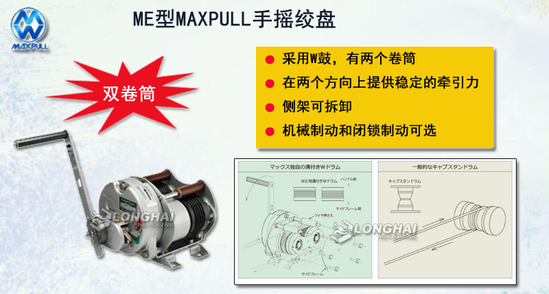 ME型MAXPULL手摇绞盘